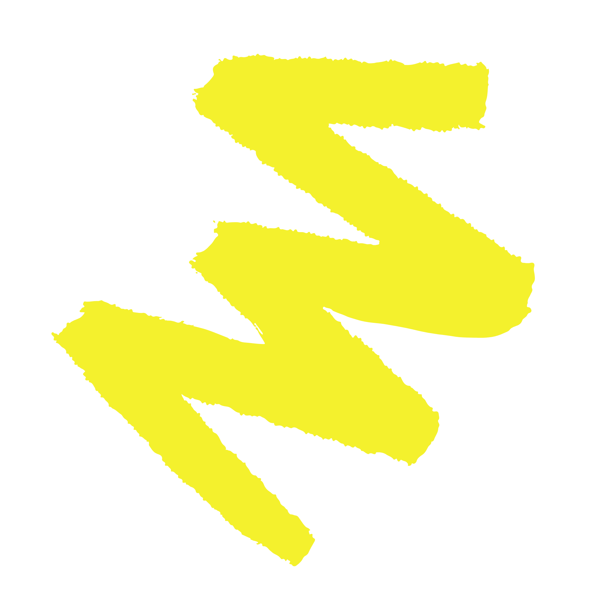 Decorative squiggle with stars